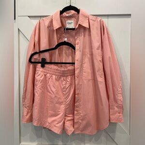 Abercrombie & Fitch | Oversized top & short set